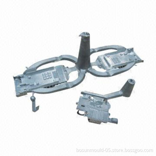 Die-cast mold Part, Made of Zinc, Finished by Chrome Plating